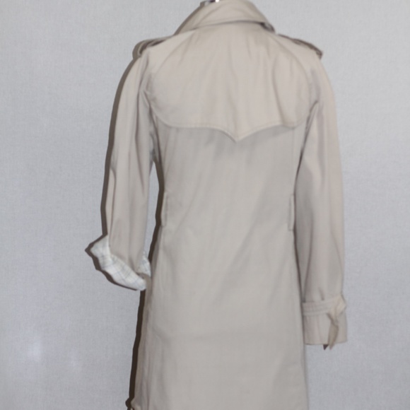 London Fog beige Double Breasted Trench Coat - Picture 12 of 15